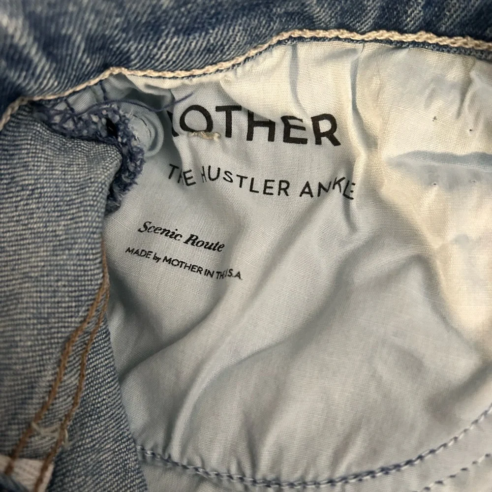 MOTHER Superior The Hustler Ankle Jeans in Scenic Route Excellent Condition - Picture 9 of 10